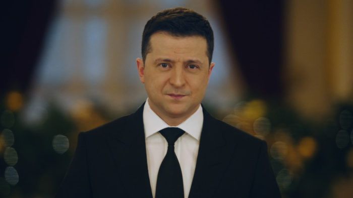Привітання Зеленського з Новим роком 2022