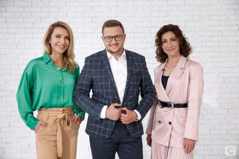 Марина Боржемська з Андрієм Жельветро та Надією Матвєєвою