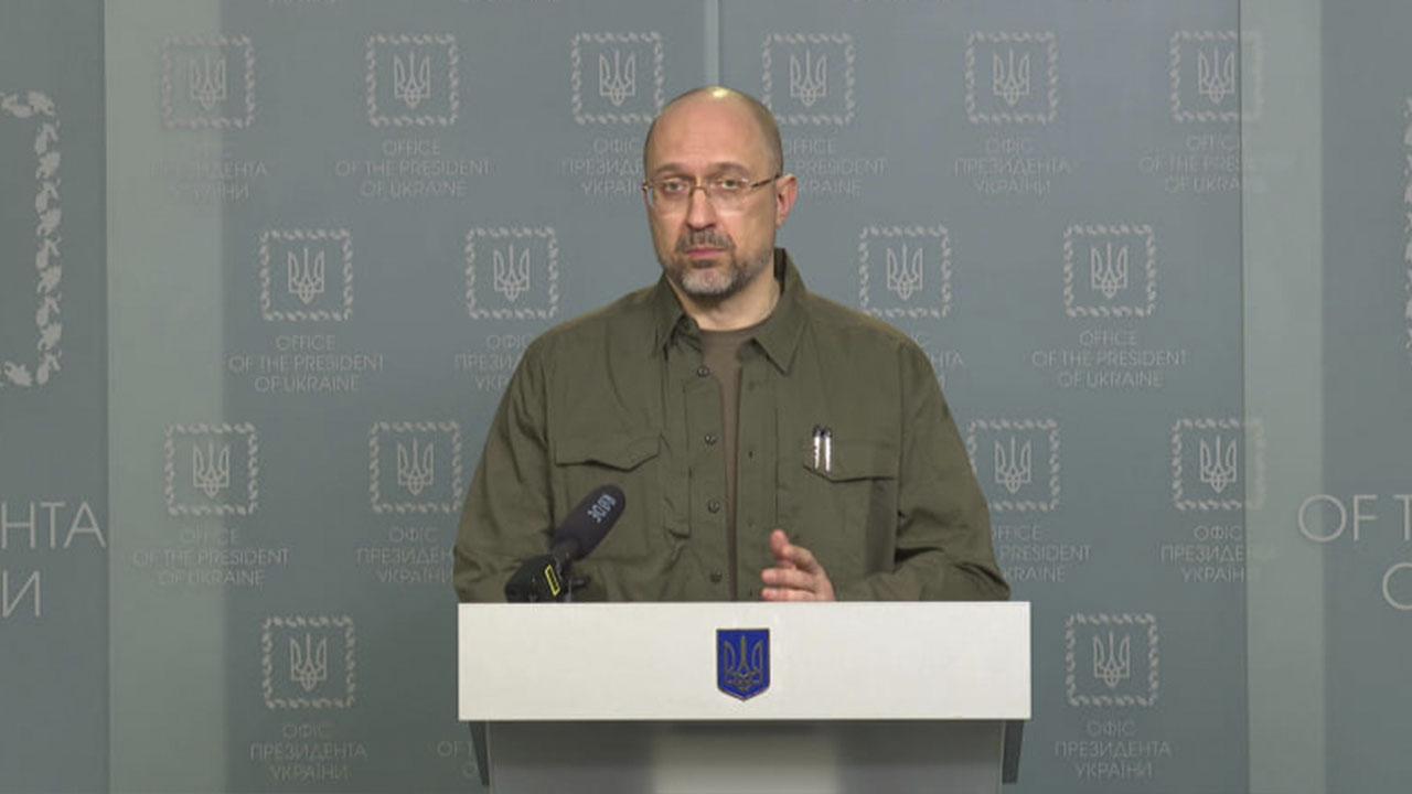 Брифінг Дениса Шмигаля щодо війни в Україні 26.02.2022