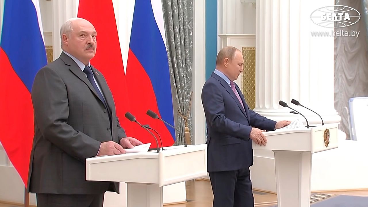 Лукашенко і Путін