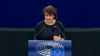 Оксана Забужко у Європарламенті