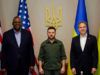 Фантастична трійця: про що домовились Зеленський, Блінкен та Остін на закритій зустрічі в Києві