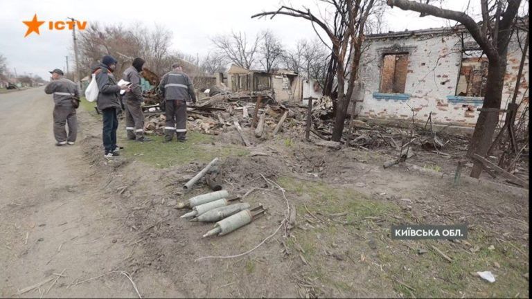 Процесс розминнирования территории