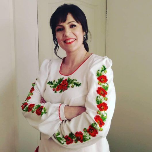 Тетяна Висоцька у вишиванці