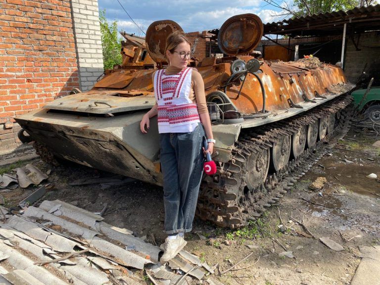 Марія Малевська у вишиванці