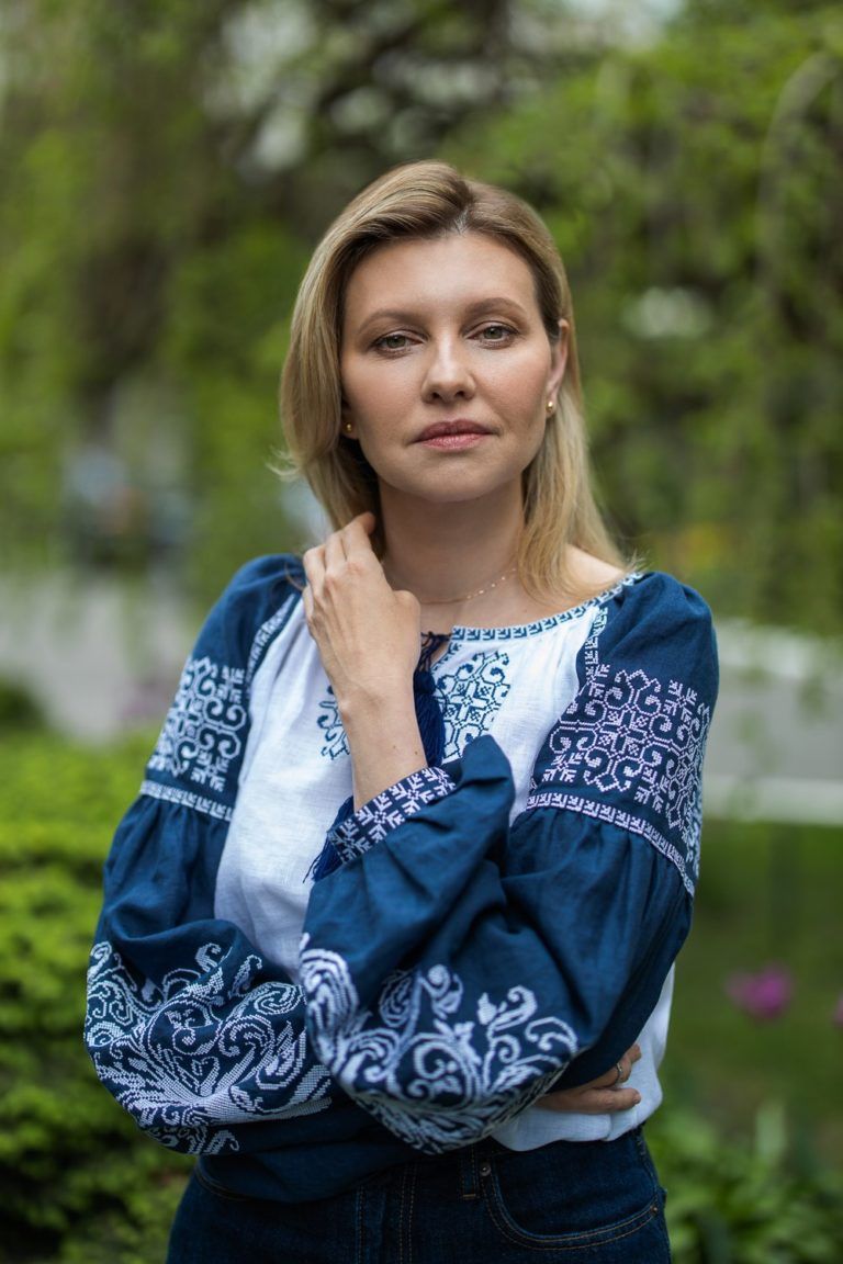 Олена Зеленська у вишиванці