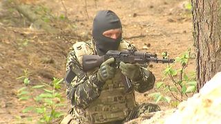 Військові навчання в Бучі