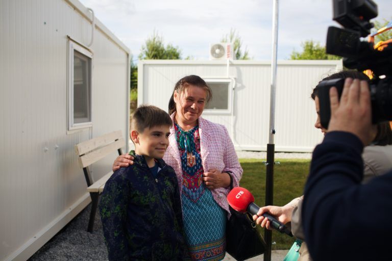 Людмила Даніна з сином