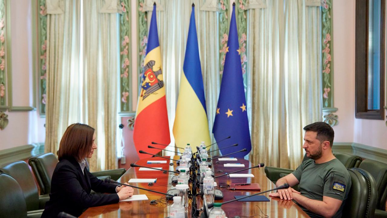 Володимир Зеленський і Мая Санду