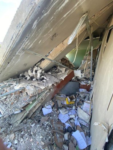 Фото 6 к: Фото разбомбленного СТО в Днепре