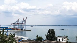 Наслідки обстрілу одеського порту 23.07.2022