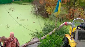 Затоплене село Демидів
