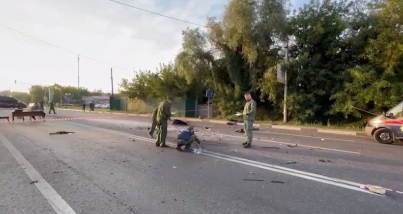 Фото 3 до: Фото з місця аварії Дар’ї Дугіної