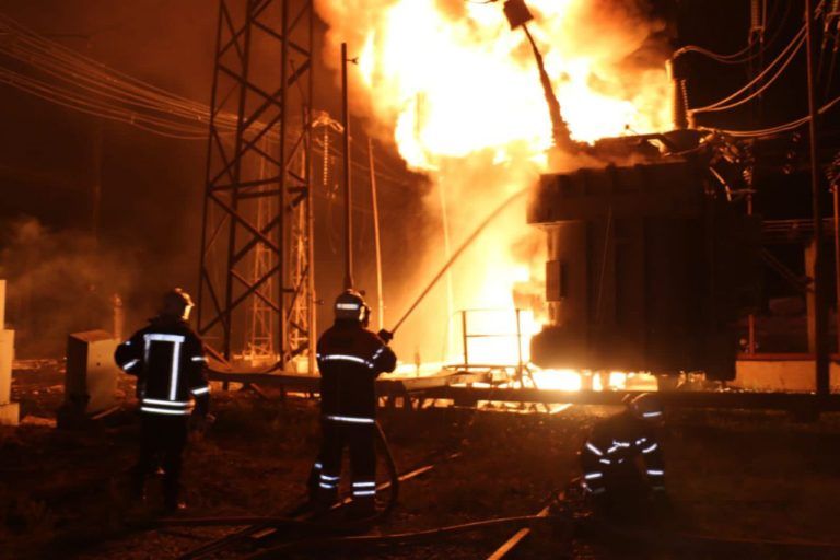 Фото 2 к: Удар по ТЭЦ-5 в Харькове