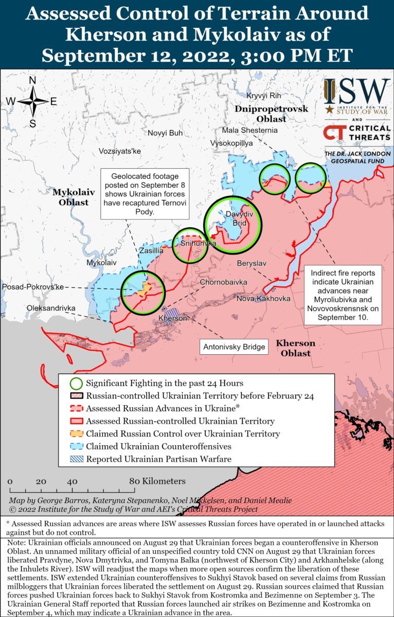 Карта бойових дій в Україні — ISW