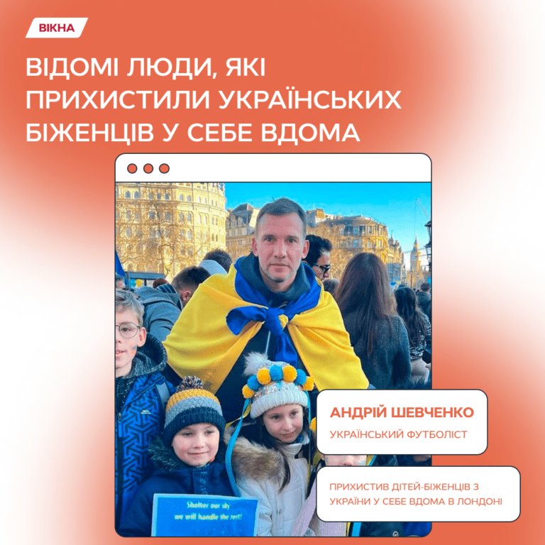 Фото до: Відомі люди, які прихистили українських біженців