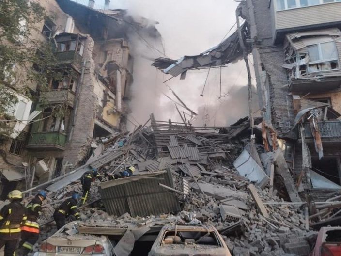 Фото: ДСНС Взрывы Запорожье сегодня