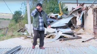 Фермер на Запоріжжі показав наслідки російського обстрілу