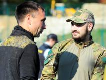 Фото до: Григорій Козловський надає базу футбольного клубу Рух для реабілітації військових