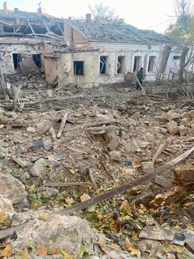 Фото: Александр Сенкевич Фото 3 к: Последствия обстрела Николаева 1 ноября