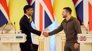 Ріші Сунак та Володимир Зеленський