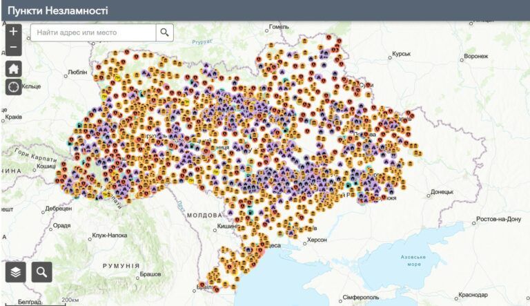 Мапа Пунктів Незламності