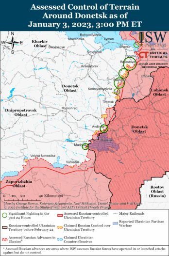 Актуальна карта бойових дій в Україні 5 січня в режимі онлайн: яка ситуація на фронті