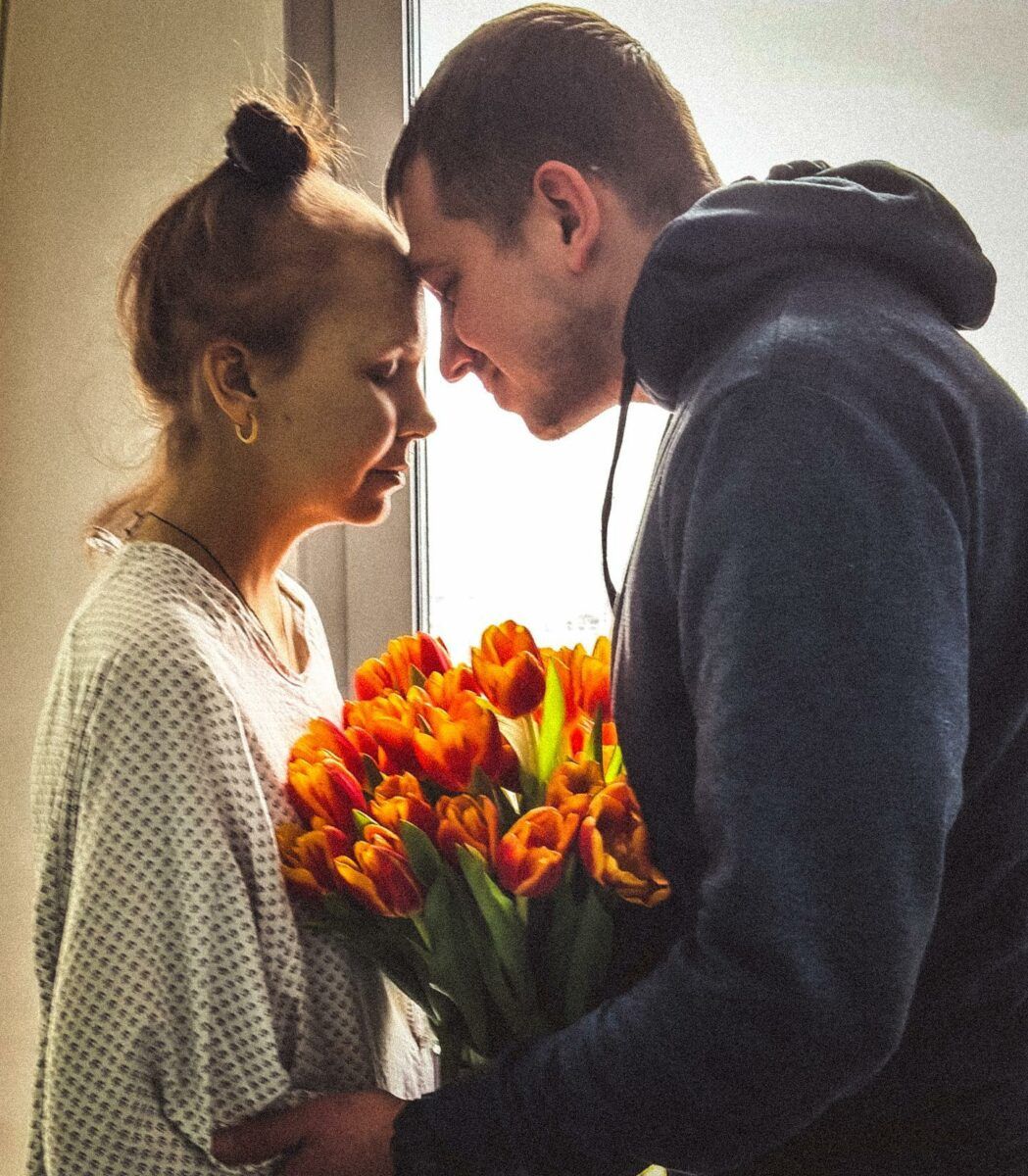 Євгенія Дудка з чоловіком