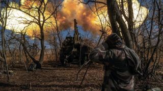 Як працюють артилеристи на Бахмутському напрямку