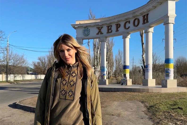 Леся Нікітюк потрапила під обстріл