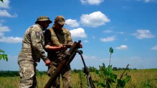 Гранатометники у Бахмуті