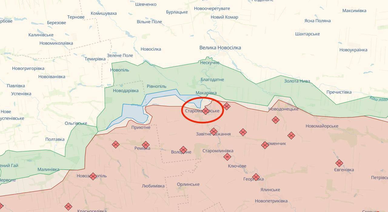 старомайорське на каті