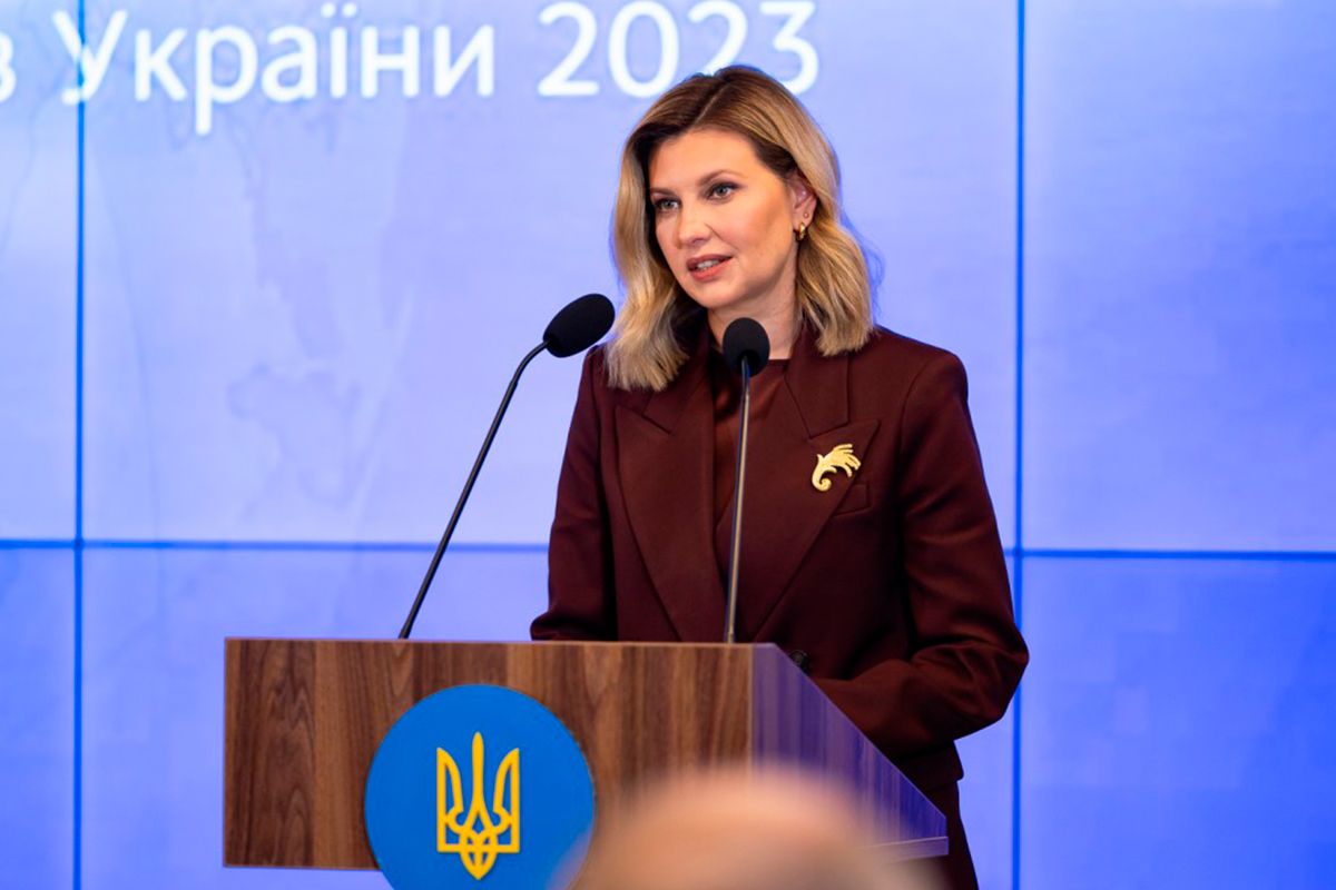 Олена Зеленська на Конференції послів 2023: основні тези з виступу