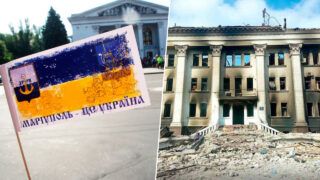 Відзначають так, як можуть, в умовах окупації: про День Незалежності в Мелітополі та Маріуполі
