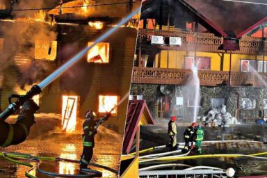 Пожежа у комплексі відпочинку Сяйво Карпат: як усе сталося