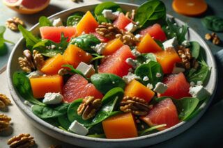 Салат з хурмою