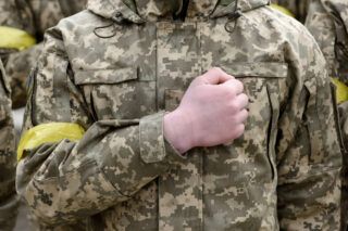 прощання з військовими