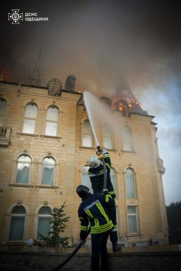 наслідки обстрілу Одеси