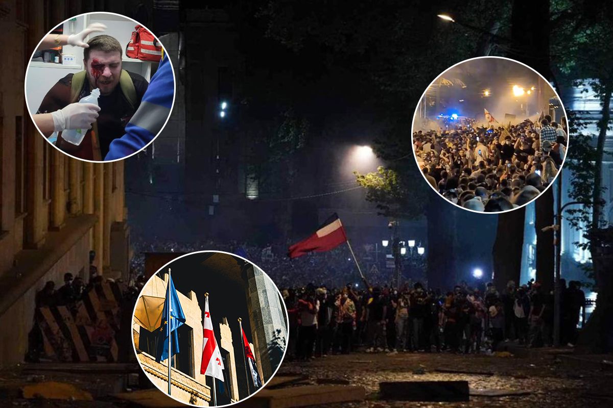 мітинги в грузії