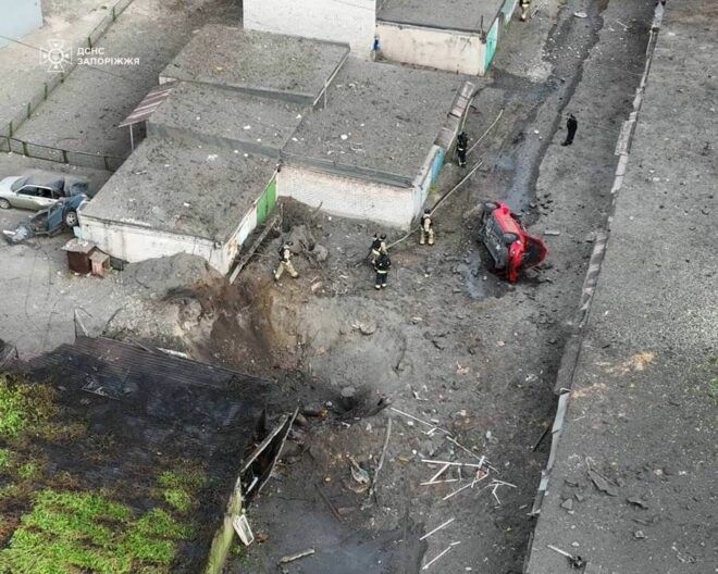 Вибухи у Запоріжжі 8 травня — влучання у парк та об’єкт енергетики