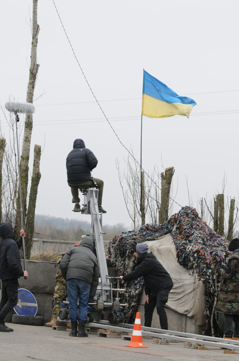 Фото зі зйомок Буча