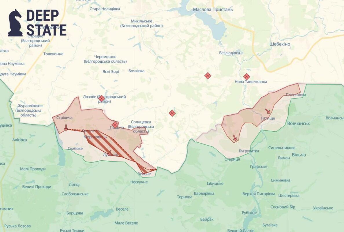 карта боевых действий 13.05.24