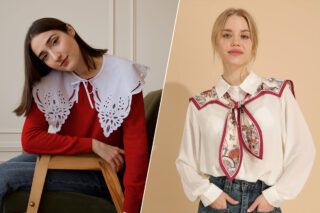 з чим носити накладні комірці
