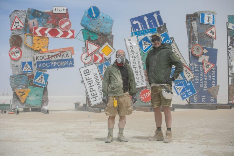10 тонн войны: Украина презентует инсталяцию на Burning man 2024