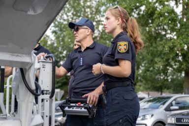 Фото к: София Савчук рассказала о работе дронов и роботов в ГСЧС