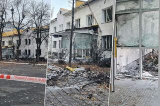 Уламками Шахеда розтрощило поліклініку — Київ під атакою росіян
