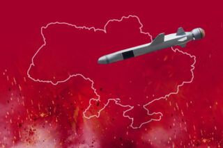 масированный обстрел