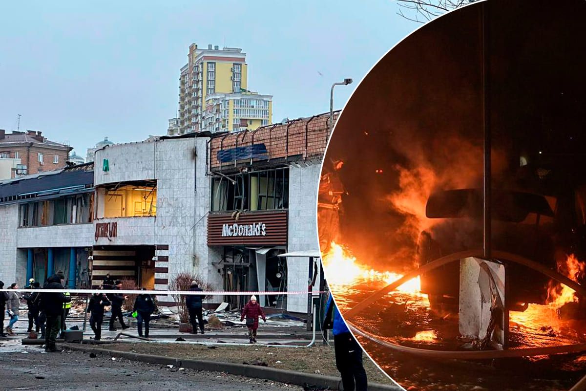 Балістика по Києву: є загиблі та поранені, пошкоджено станцію метро — фото