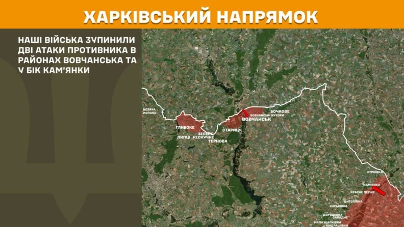 Карта боевых действий 30 апреля 2025: большинство наступательных действий РФ на Покровском направлении