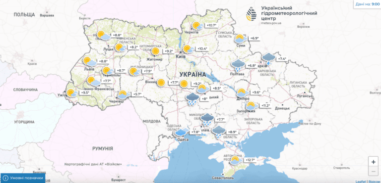 погода в украине